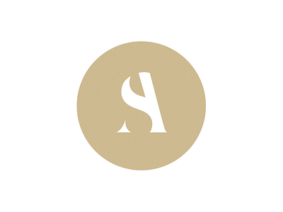 SA monogram clean elegant logo monogram simple