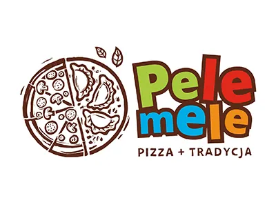 illustrations for the pele-mele brand dumplings food pizza