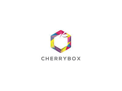 Cherrybox geometric illustrator logo logo design logos low poly vector