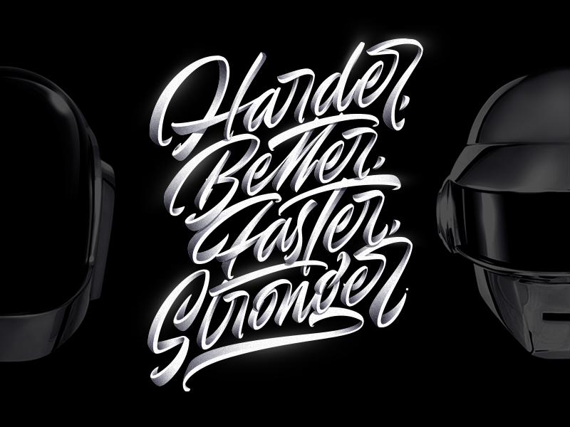 Daft Punk - Harder, Better, Faster, Stronger by Jonathan