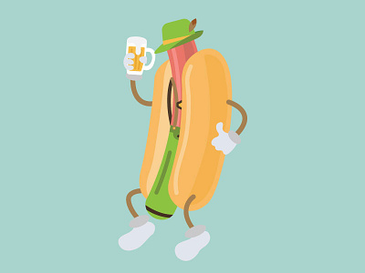 Lincoln Square Chicago dog beer chicago chicago dog german hotdog lederhosen oktoberfest