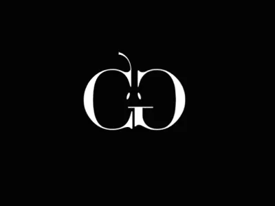 Monogram for Cold Green Cider. brand branding logo monogram type typography