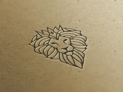 Lionking animal crown elegant face jungle king lion