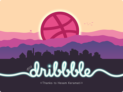 First Shot dribbble first shot hello