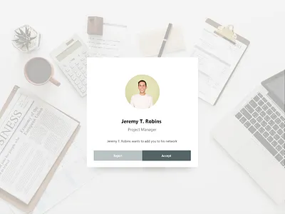 pending invitation - dailyUi 078 daily ui challenge dailyui dailyui078 pending invitation