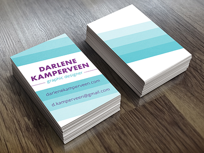 10-Minute Business Card business card clean designer monochromatic personal branding simple teal