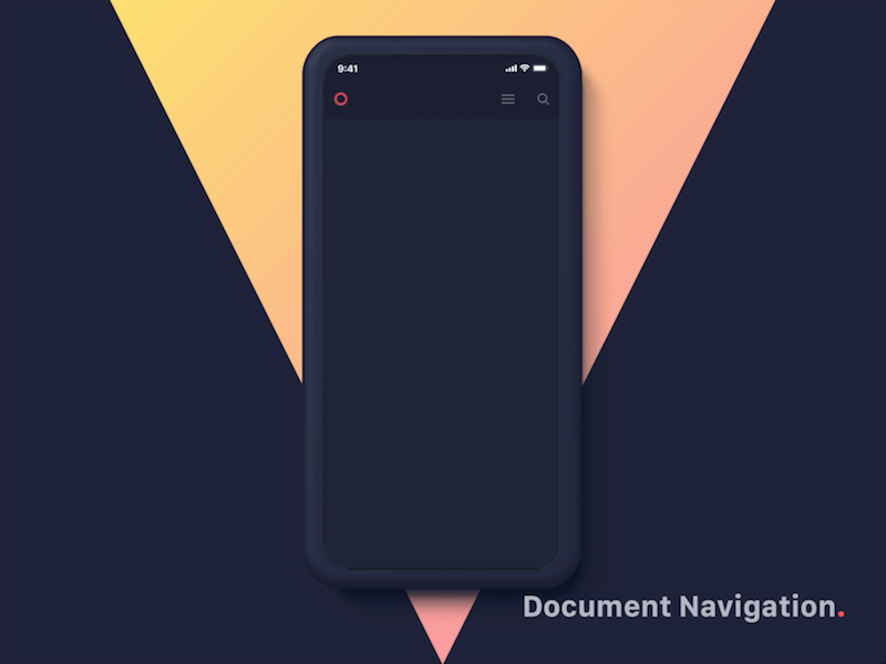 Design Documentation Navigation animation documentation interaction mobile navigation ui ux