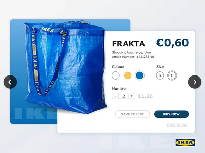 Ikea card card concept dribbble gallery iikea shop tablet ui ux visual