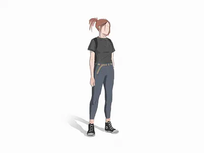 Character for background artwork character characterdesign concept conceptart digitalart digitalpainting gameatr gamedesign gamedev illustration sketch