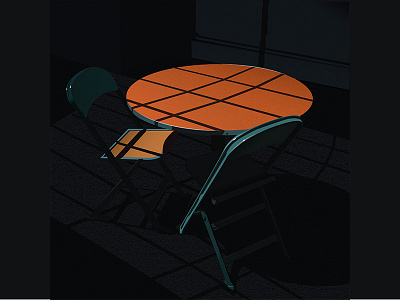 Absence adobe illustration illustrator orange shadows