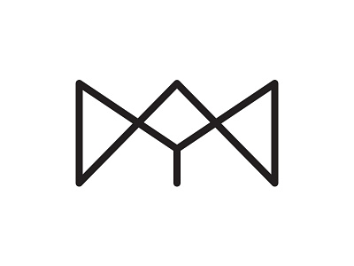 M A Y brand geometric identity lettering logo m mark may monogram shape typography