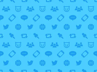 NBA Twitter Pattern nba pattern twitter