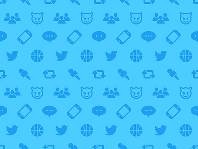 NBA Twitter Pattern nba pattern twitter