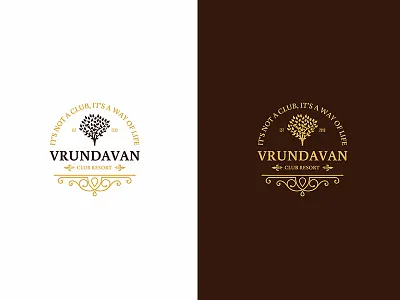 Vrundavan Logo Design branding design logo