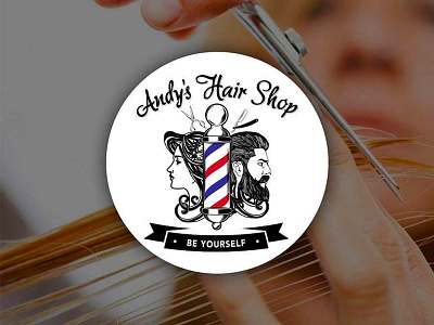 Creative Hair Studio Branding brand branding design graphic hair hair styling logo salon