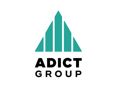 ADICT Group branding digital pyramid triangle