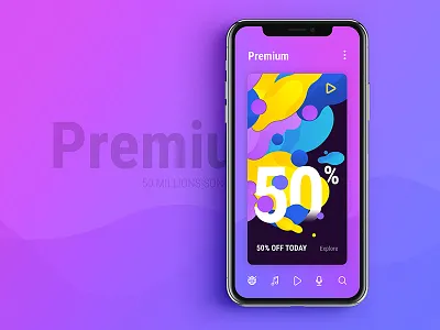 JukeBox.zone - Premium music app color jukebox library mix mobile music play premium song songs yellow
