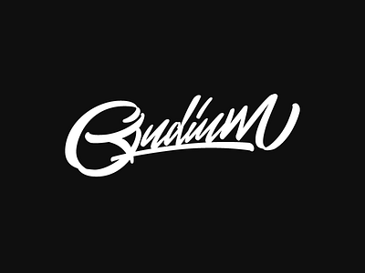 gudium calligraphy design handlettering lettering logo type