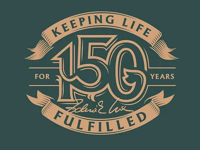 Process on 150 years anniversary stamp 150 anniversary craft detail graphic design stamp