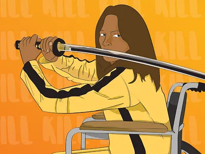 Kill Bill black illustration kill bill marvel quentin tarantino superhero supershero uma thurman