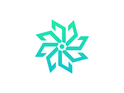 Flower flower logo mark