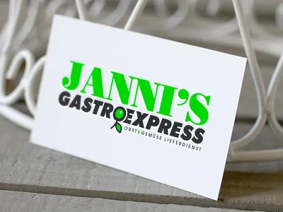 Gastro Express branding business card express food fresh gastronomy logo olive