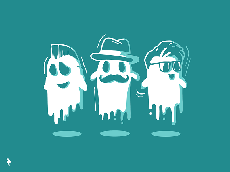 The Spooks character character design drawing flat graphic graphic design illustration kids sketch vector