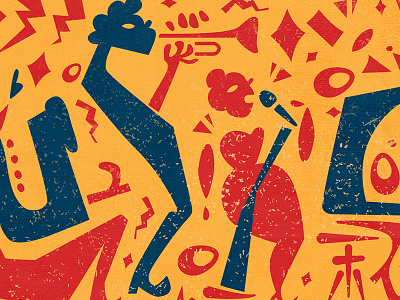 Music art color illustration music vector