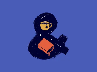 Book & a Cup Of Tea & The Night bilbiophile book doodle friends insomnia night t shirt tea tees