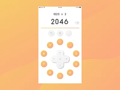 Daily UI #004 (Alternative) - Calculator calculator daily dailyui ui ux