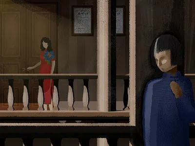 金陵十三钗 手绘插画