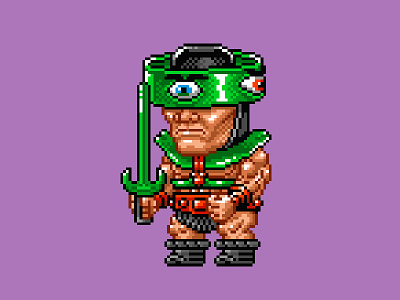 Tri-Klops Pixels 16 bit 80s he man masters of the universe motu pixel art pixels skeletor