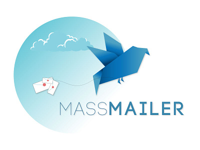 Massmailer brand identity graphics logo softwarelogo