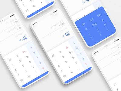 Daily UI 004 - Calculator UI calculator ui daily challenge dailyui uiux user interface