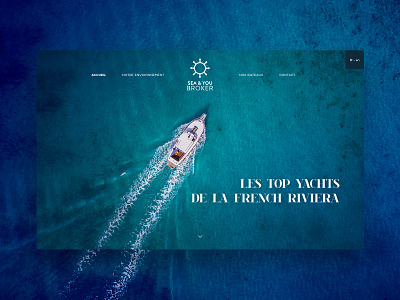 Sea & You Broker Web boat branding design marine web