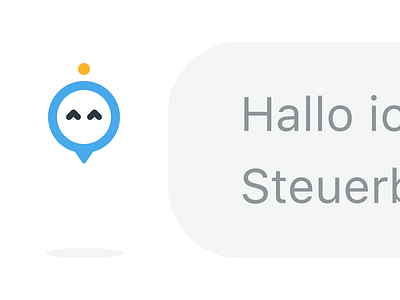 Steuerbot avatar (tax chatbot) app appdesign avatar chat chatbot icon icondesign interfacedesign screendesign ui design ux design