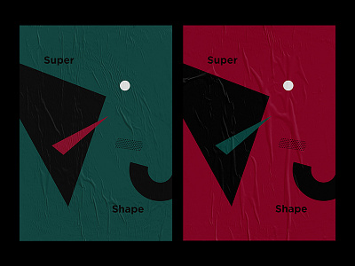 Super Shape Geometry Daily Poster daily geometry poster shape super