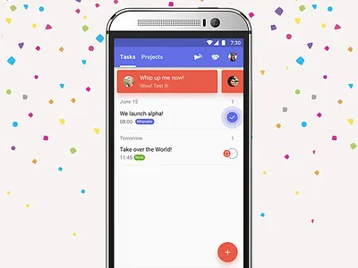 Whipcake - ALPHAAA version! interface ios manager project task ui ux