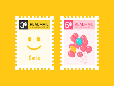 Stamps for DoveLetter II balloon smile stamp