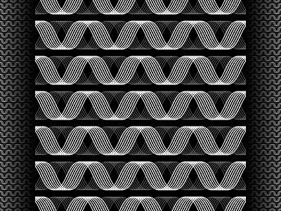 2018 June 15 - Daily Vector black and white illustrator pattern seamless vector