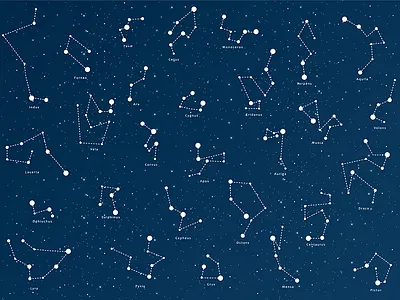 Constellation Map chart constellation map star