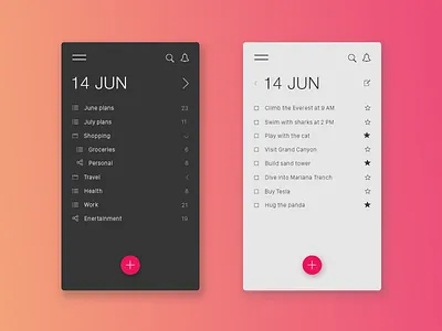 Daily UI #042 - ToDo List 042 task manager todo list design ui design daily ui