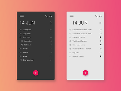 Daily UI #042 - ToDo List 042 task manager todo list design ui design daily ui