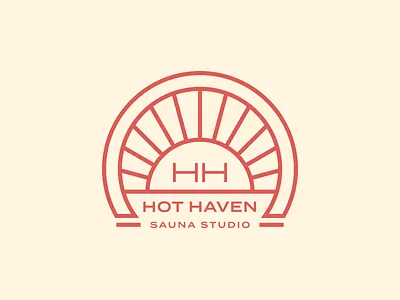 Hot Haven branding illustration logo mark