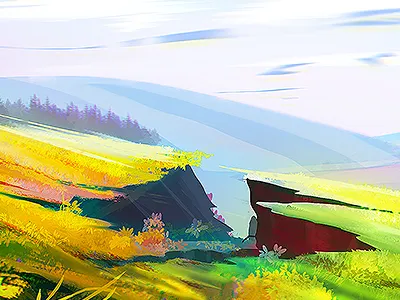 concept environment art concept digital environment fantasy light mambeskaart