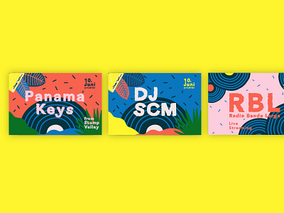 Sicilia Sunday Brunch - event - lineup brand identity card dj festival lineup live palette post social sicily strategy