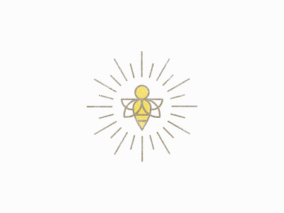 Honey Bee bee bumblebee honey bee icon illustration logo