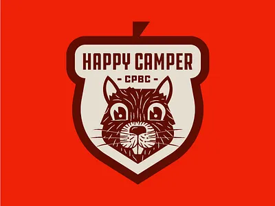 Camp Shirt acorn animal badge bible camp illustration lockup shirt squirrel type woods