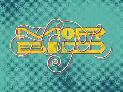 Rewriting death metal bands angel lettering letters morbid practice