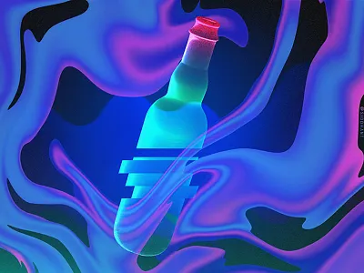 3d Gradient 3d abstract c4d cinema4d design gradient illustration illustrator liquify logo modern photoshop